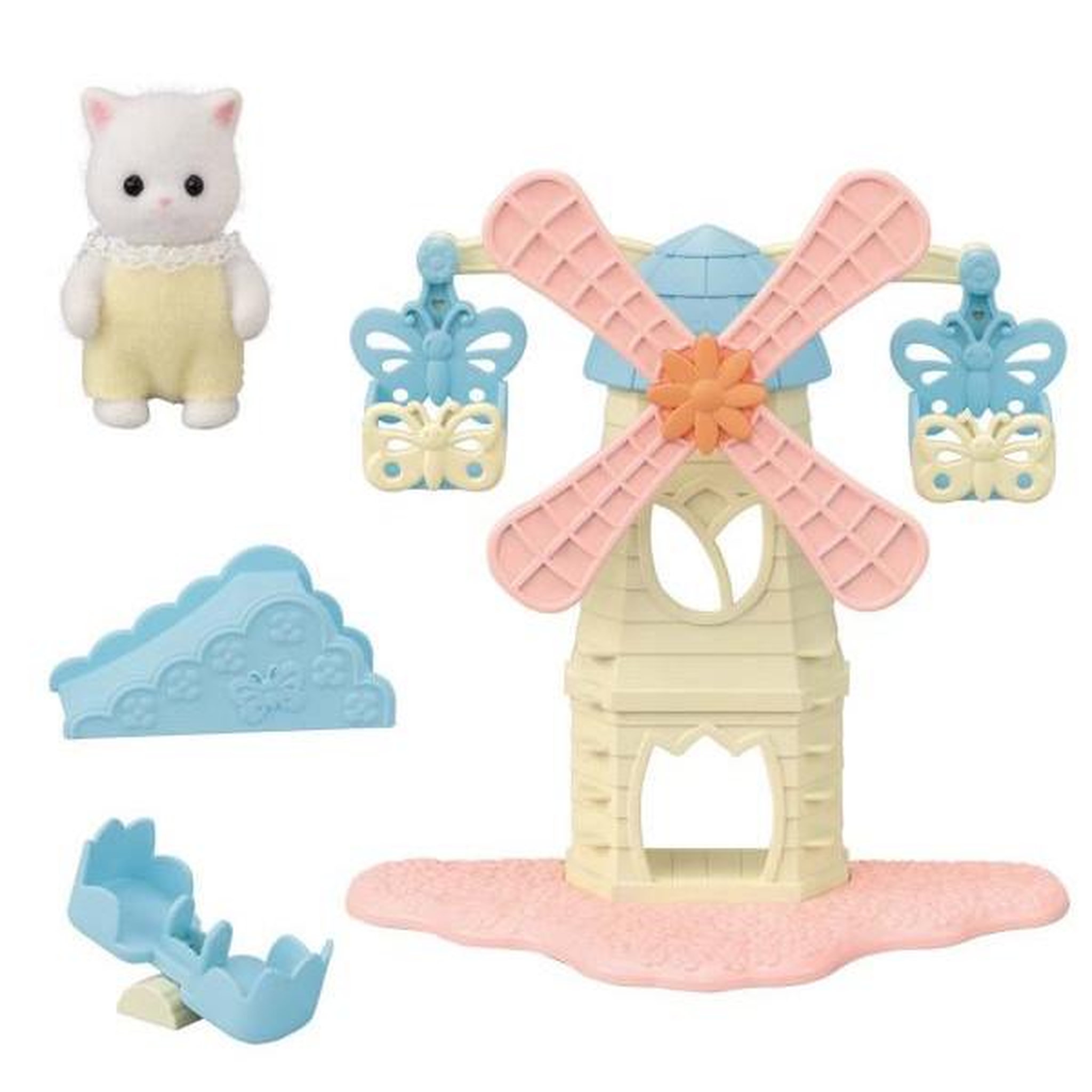 Voir la diapositive 3 : SLI SYLVANIA SAS Figurines miniatures - SYLVANIAN FAMILIES - Le moulin des bébés - Intérieur - Rose - 3 ans