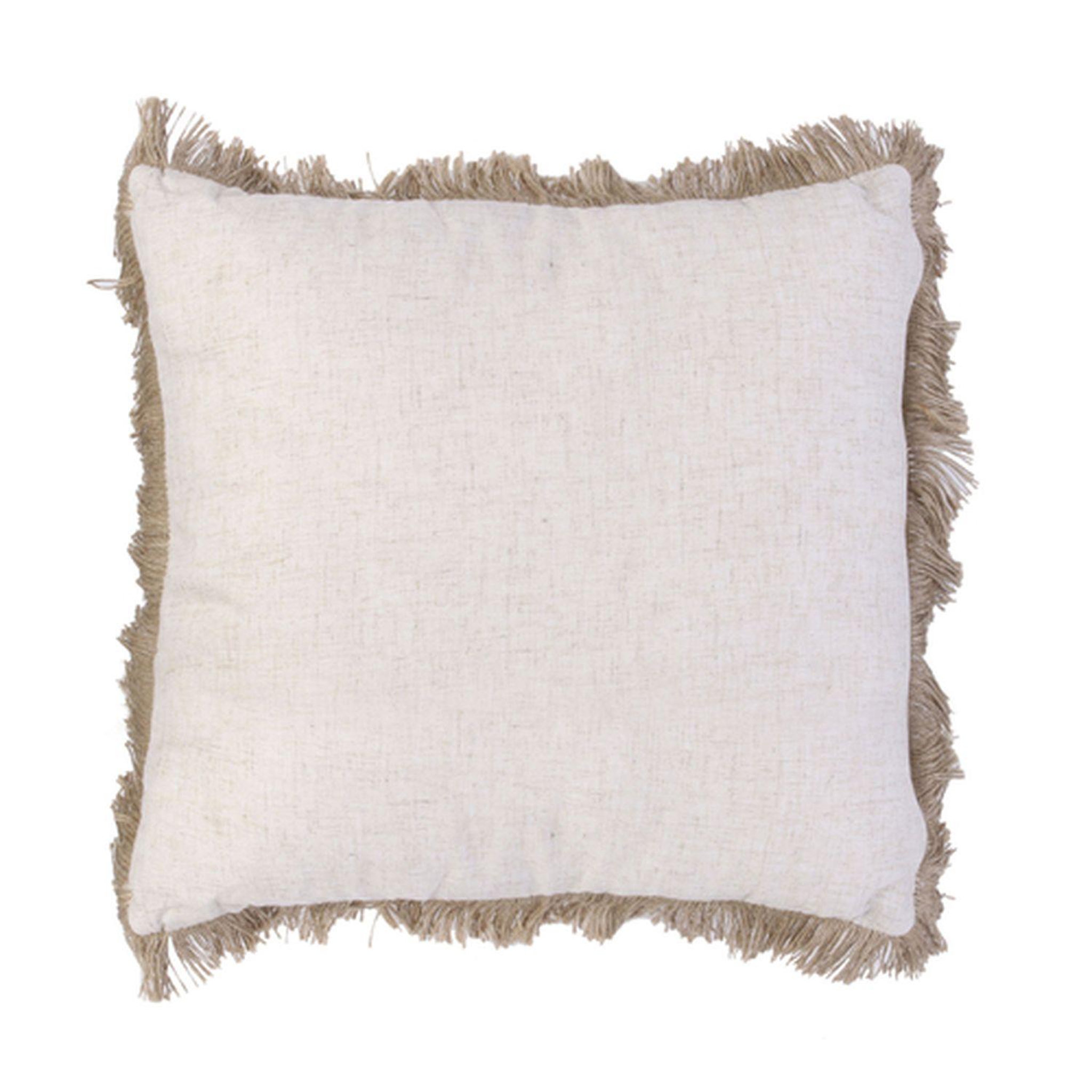 Voir la diapositive 3 : The Home Deco Factory Coussin design bord de mer en jute Raphia