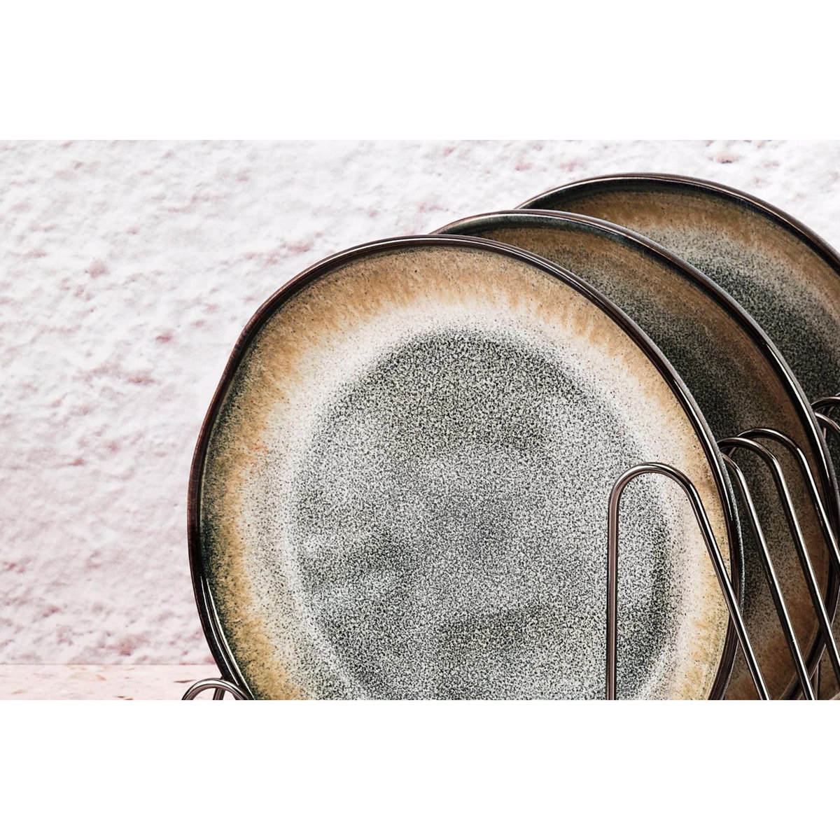 BJORN Assiette GENESIS Ø20,5cm - 6 pièces - Terre