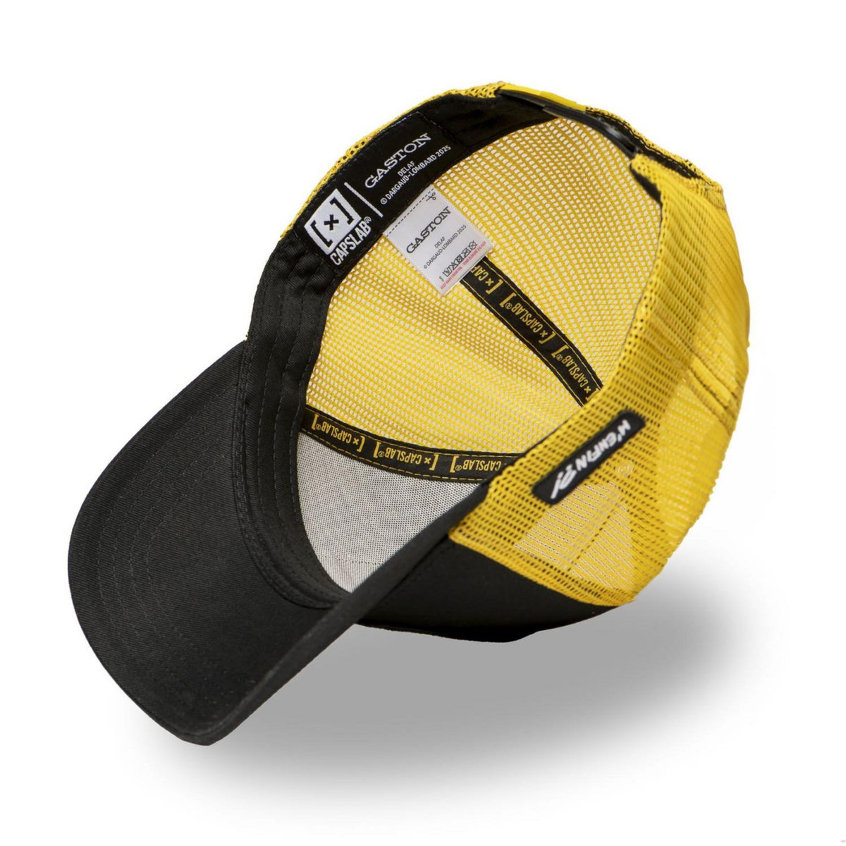 CAPSLAB Casquette trucker avec filet Gaston Lagaffe Head
