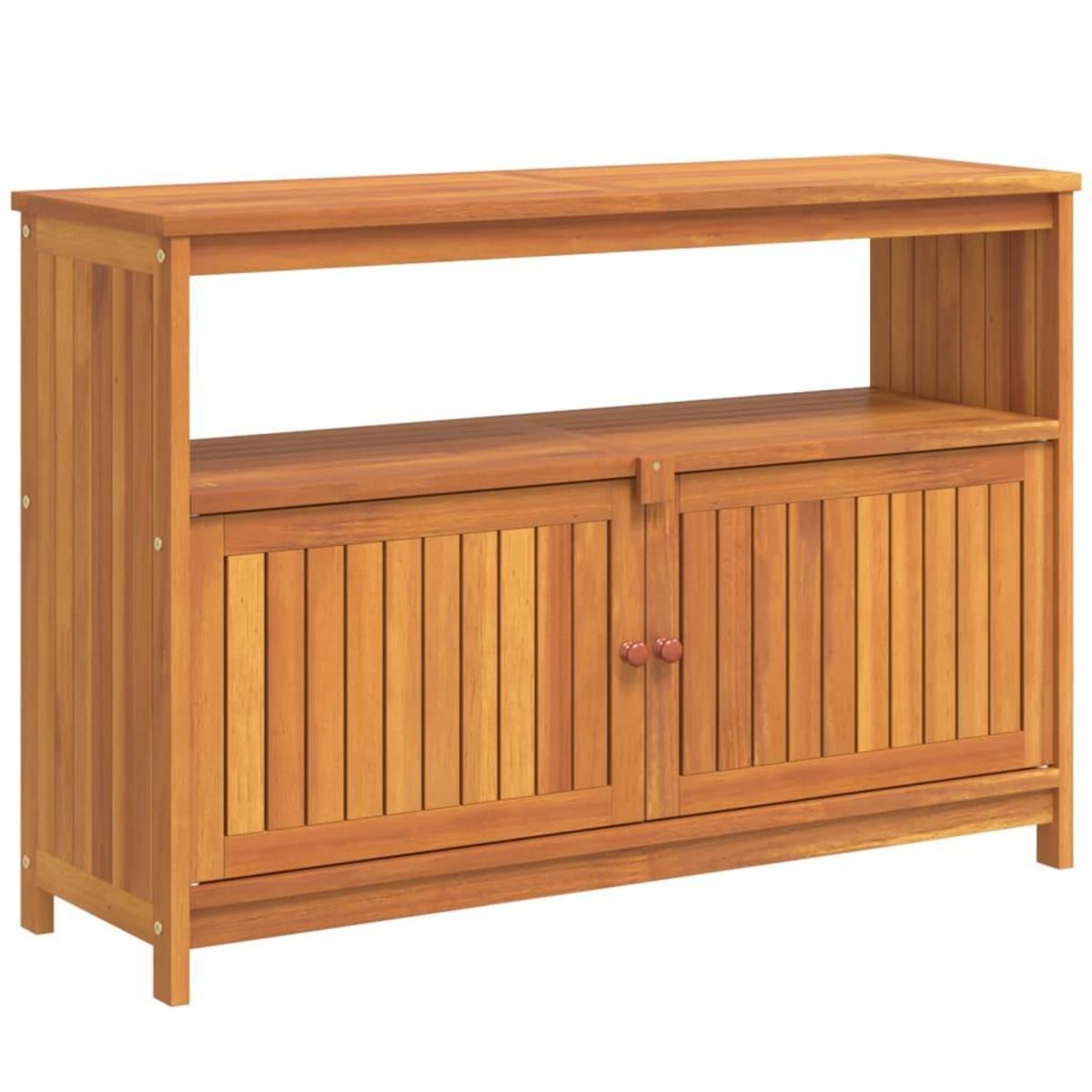 VIDAXL Table console de jardin 110x35x75 cm bois massif d'acacia