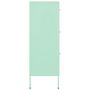 Voir la diapositive 4 : VIDAXL Armoire a tiroirs Vert menthe 80x35x101,5 cm Acier