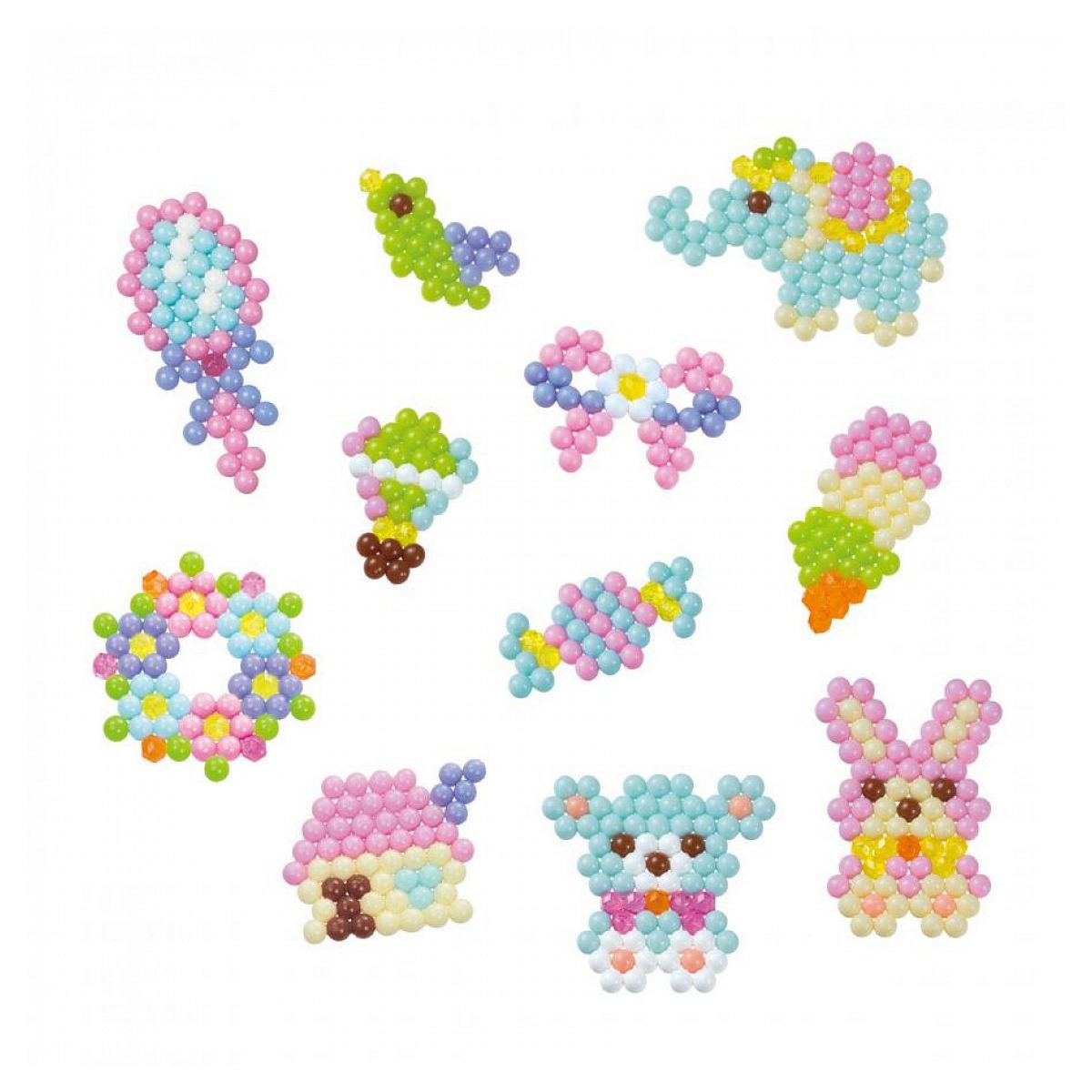 Aquabeads Recharge de perles fantaisie pastel - Créations amusantes et sécurisées pour enfants