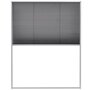 VIDAXL Moustiquaire plissee pour fenetre Aluminium 100x160 cm