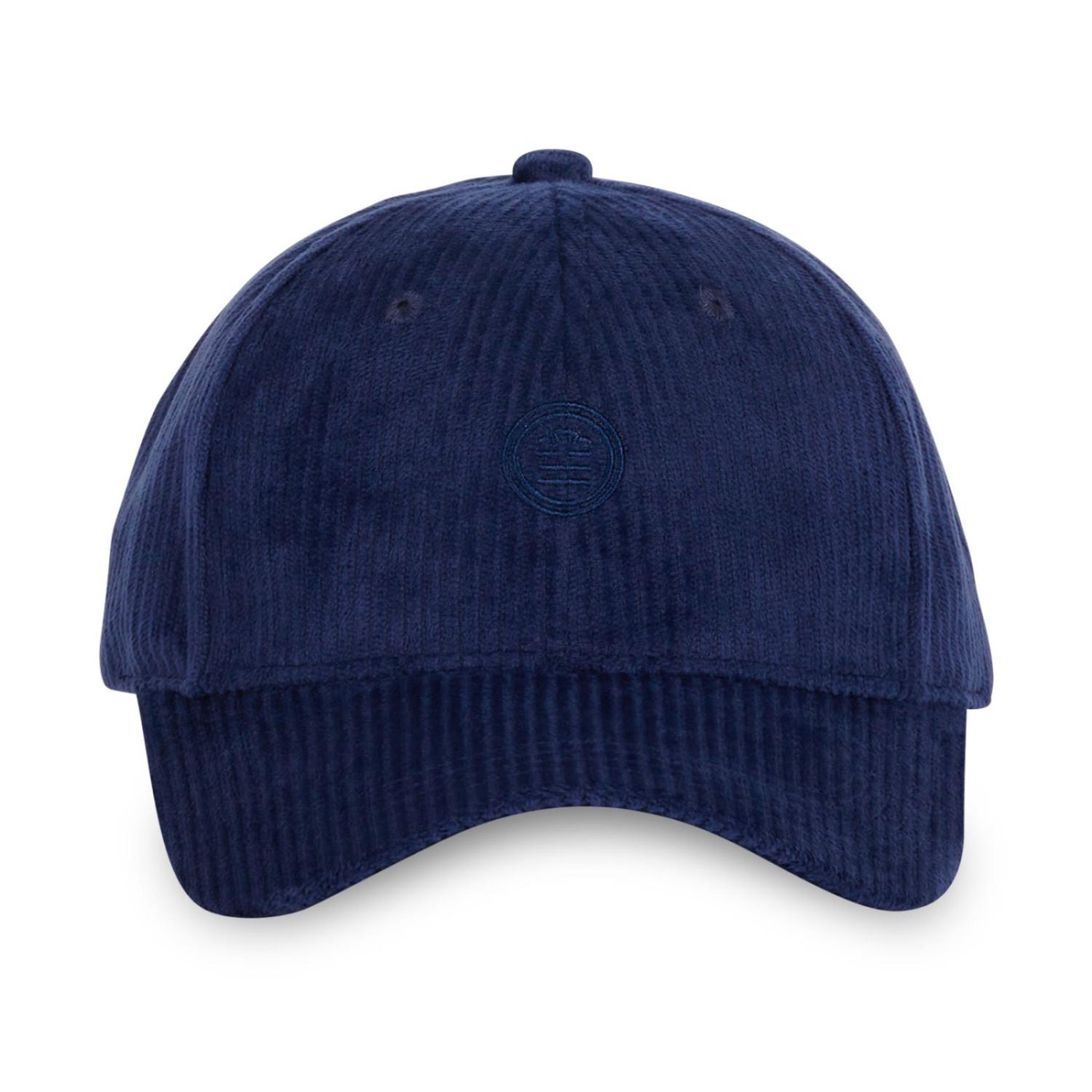 Voir la diapositive 2 : SERGE BLANCO Casquette baseball homme en velours côtelé velvet
