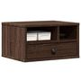 Voir la diapositive 4 : VIDAXL Support d imprimante chêne marron 40x32x22,5 cm bois ingénierie