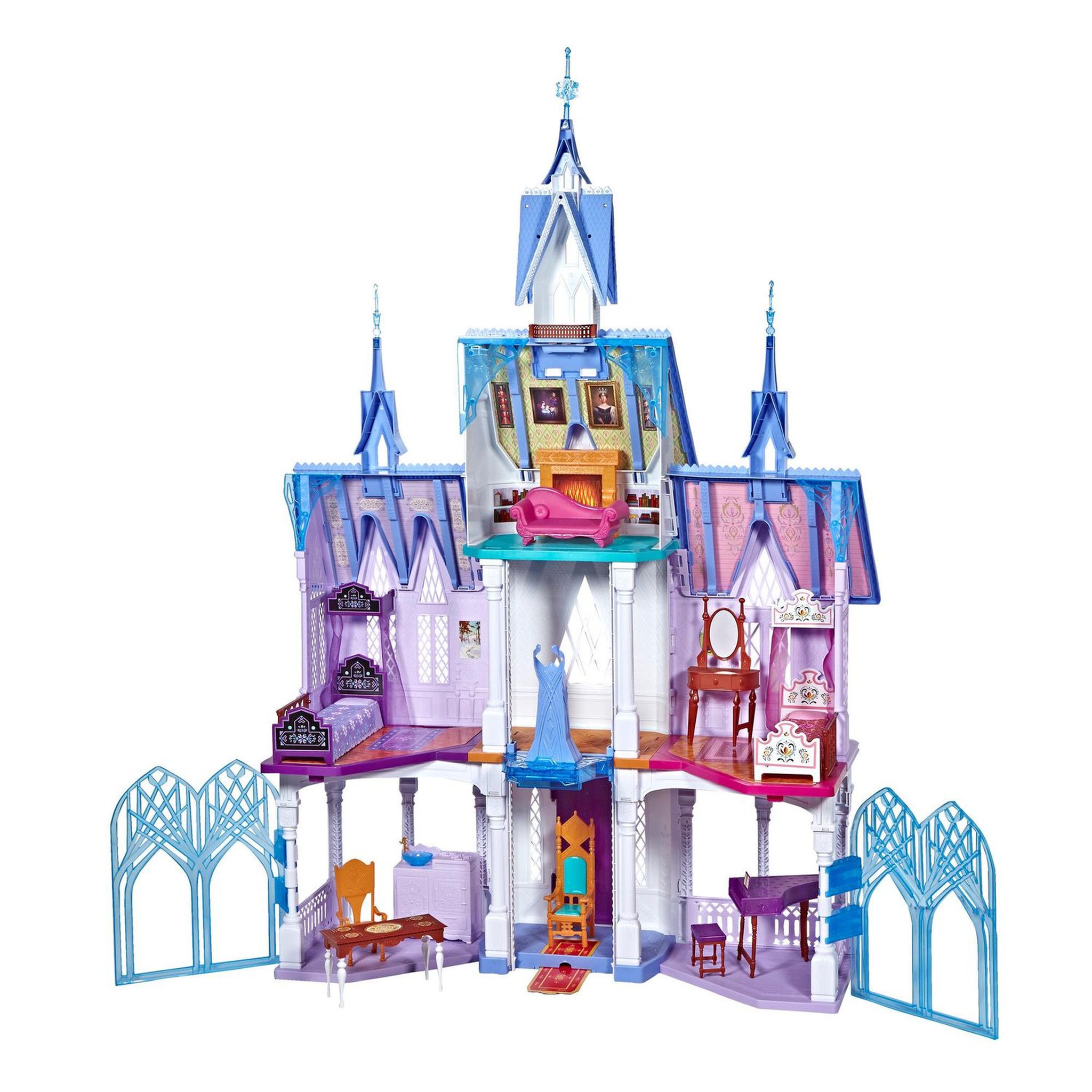 Voir la diapositive 1 : Frozen L'extraordinaire château d'Arendelle 150x122 cm - La Reine des Neiges 2