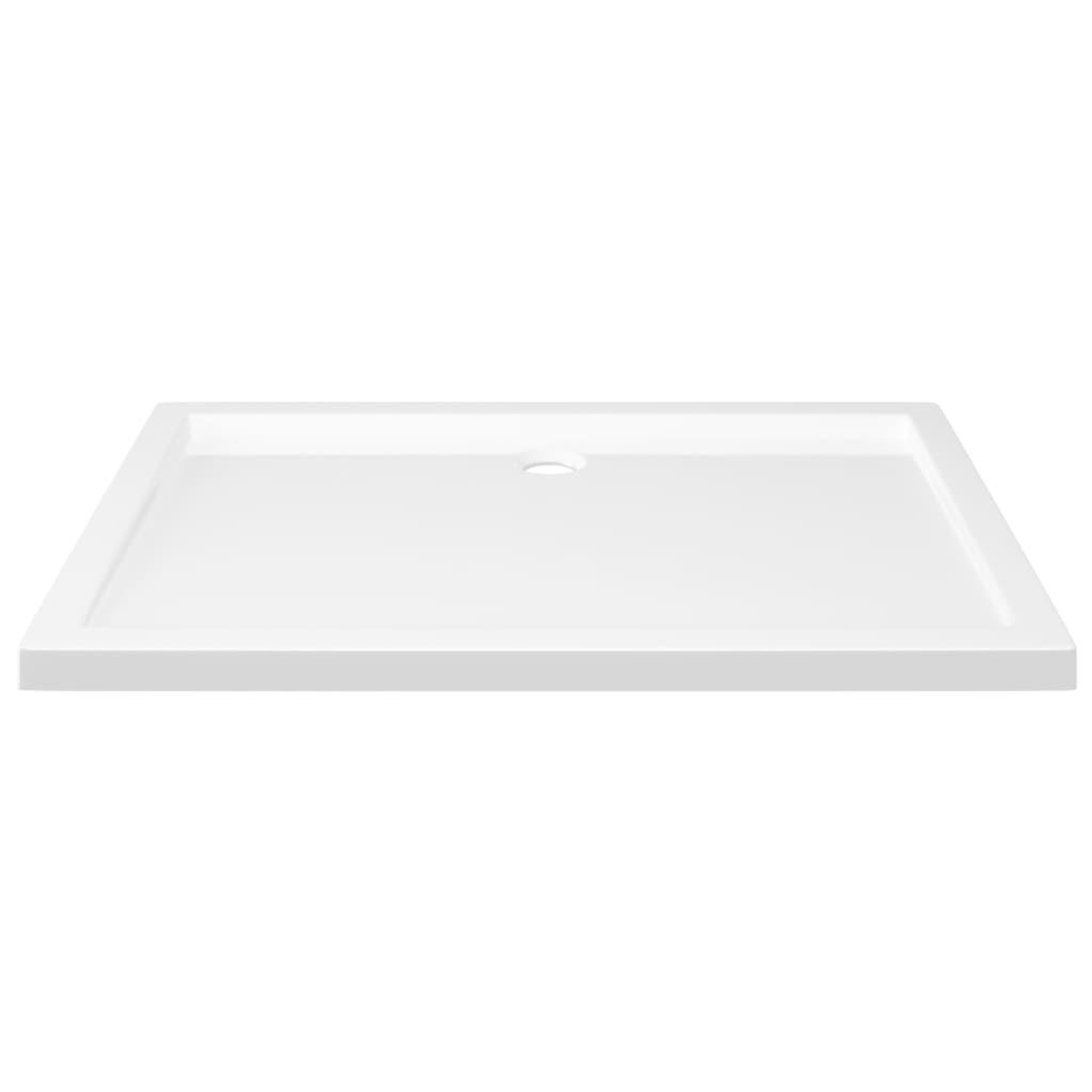 Voir la diapositive 4 : VIDAXL Receveur de douche rectangulaire ABS Blanc 80x110 cm