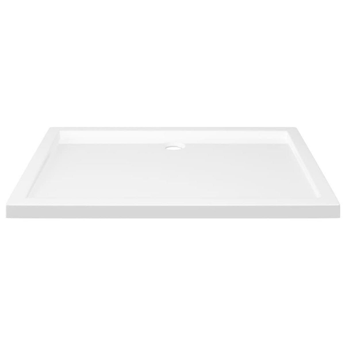 VIDAXL Receveur de douche rectangulaire ABS Blanc 80x110 cm