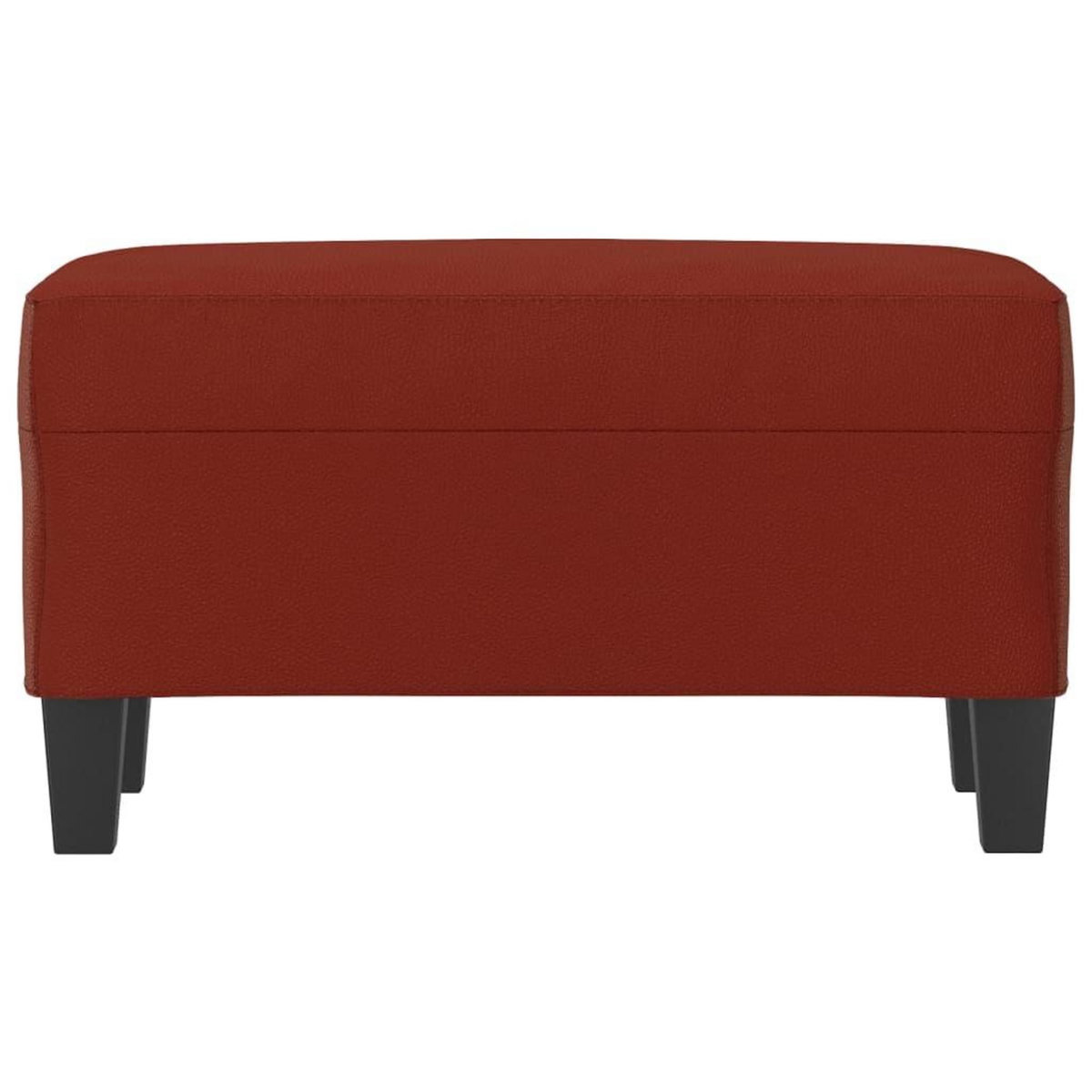 VIDAXL Banc Rouge bordeaux 70x35x41 cm Similicuir