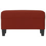 Voir la diapositive 3 : VIDAXL Banc Rouge bordeaux 70x35x41 cm Similicuir