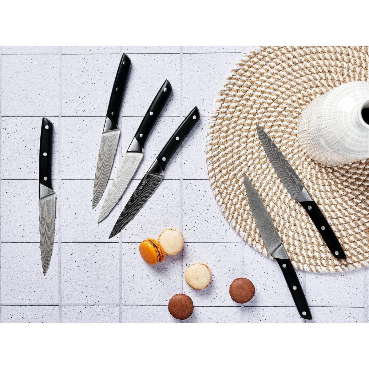 BJORN Couteaux à steak ERLING - 6 pièces