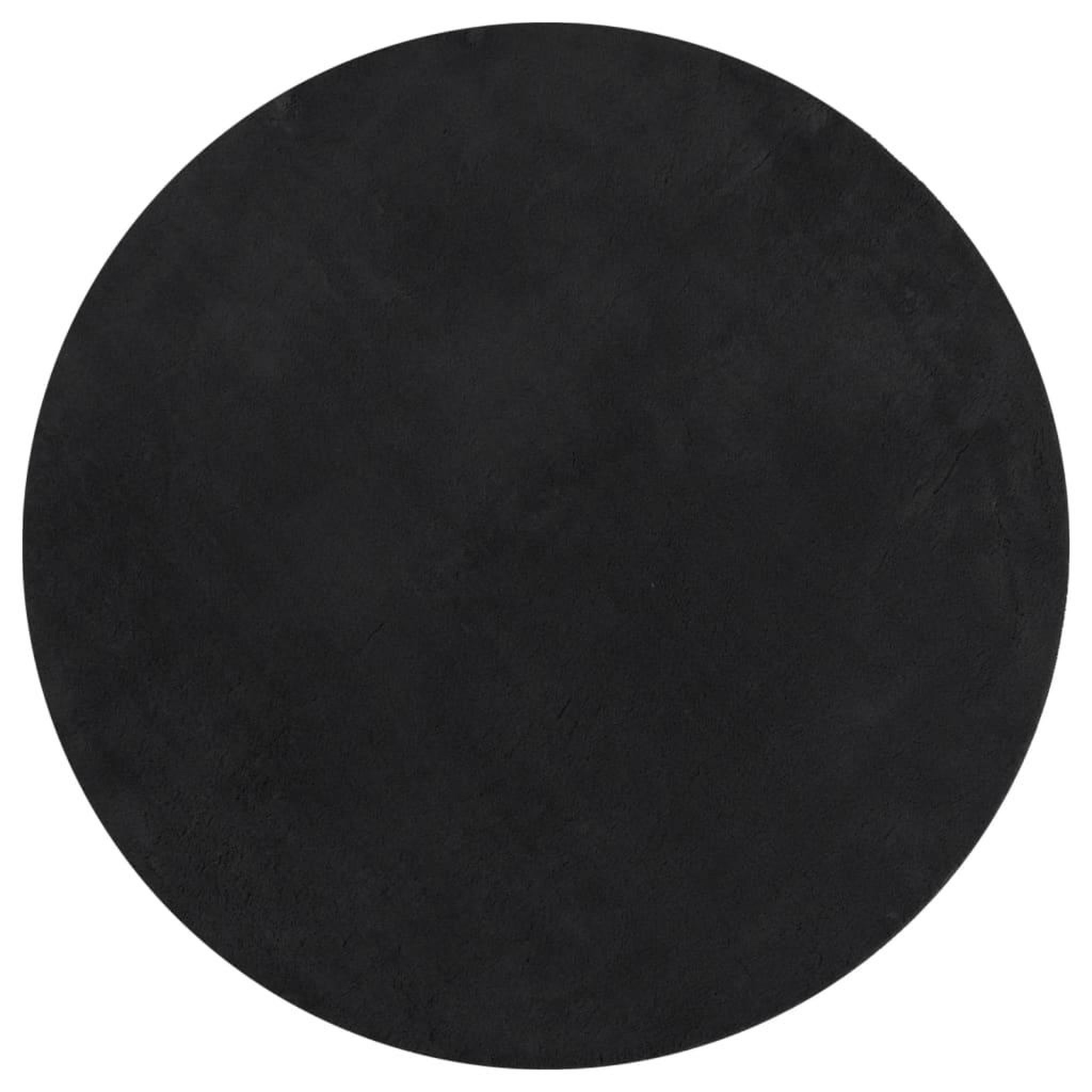 Voir la diapositive 2 : VIDAXL Tapis HUARTE a poils courts doux et lavable noir Ø 120 cm
