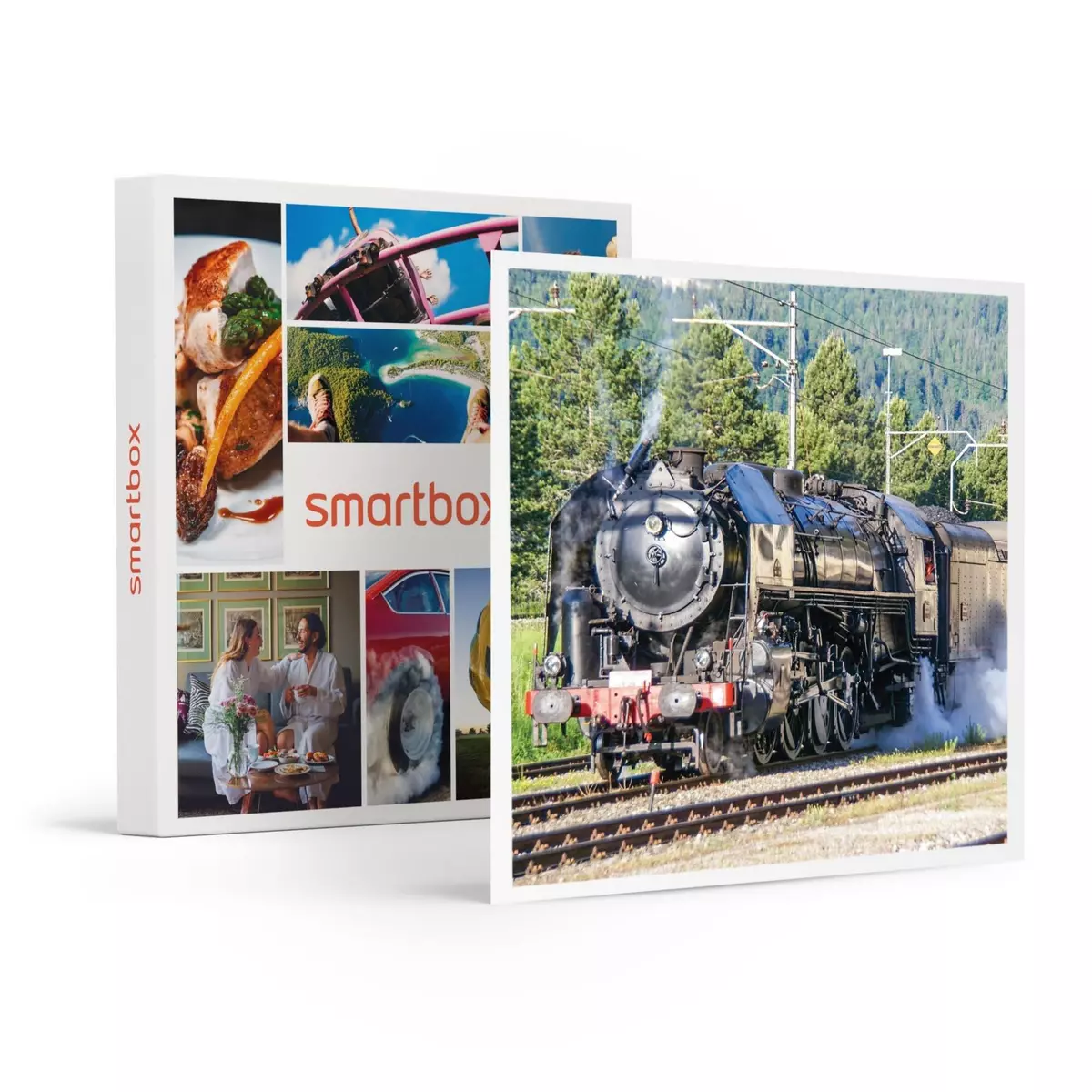 Smartbox Voyage en Suisse dans un train panoramique avec dîner en classe Pullman - Coffret Cadeau Multi-thèmes