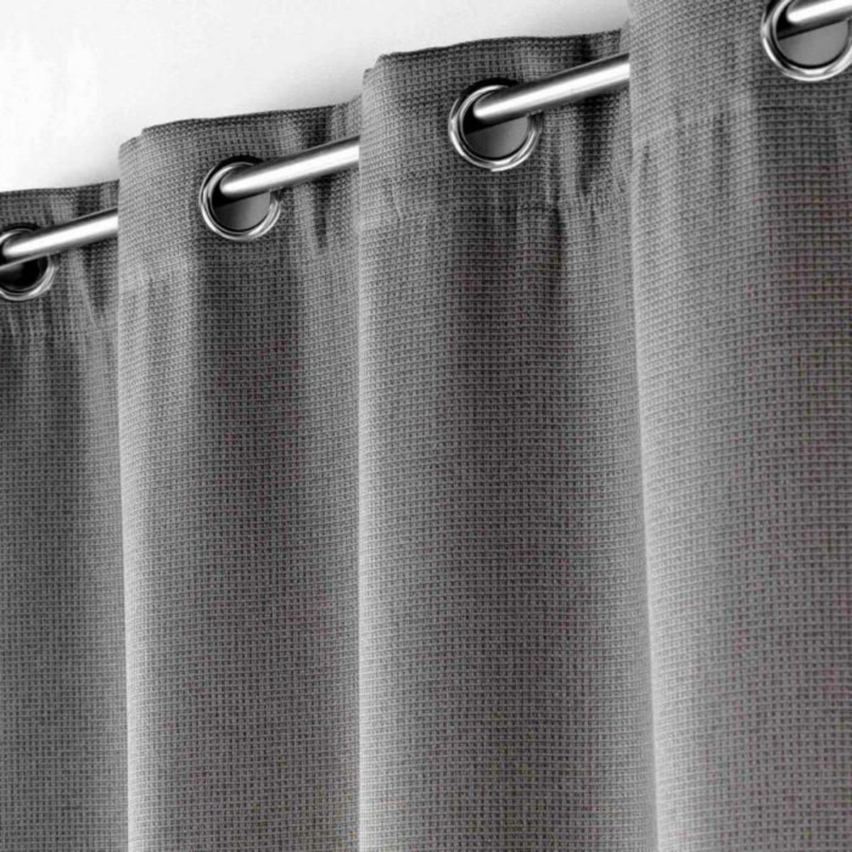 Paris Prix Rideau Occultant Jacquard  Blake  135x240cm Anthracite