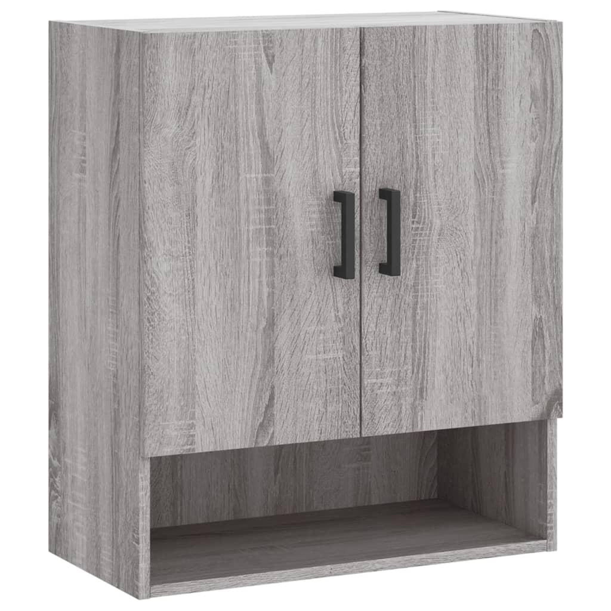 Voir la diapositive 2 : VIDAXL Armoire murale sonoma gris 60x31x70 cm bois d'ingenierie