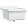 Voir la diapositive 2 : VIDAXL Lavabo pour montage murale blanc 40x40x24 cm resine