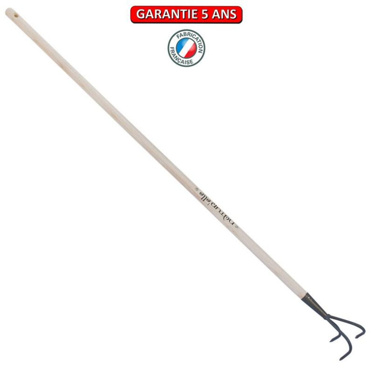 OUTILS PERRIN Griffe piocheuse manche 130cm - Gris algue