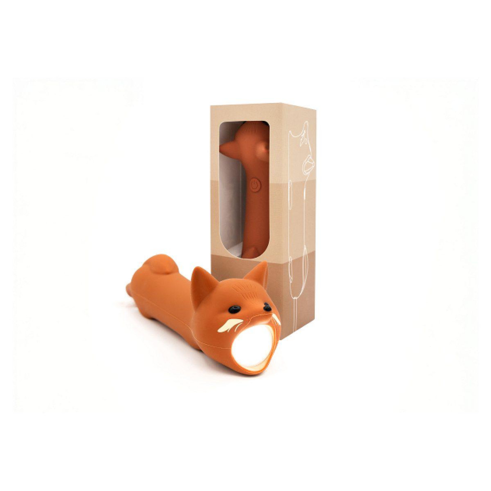 COOLKIDZ PROJECT Lampe torche silicone renard