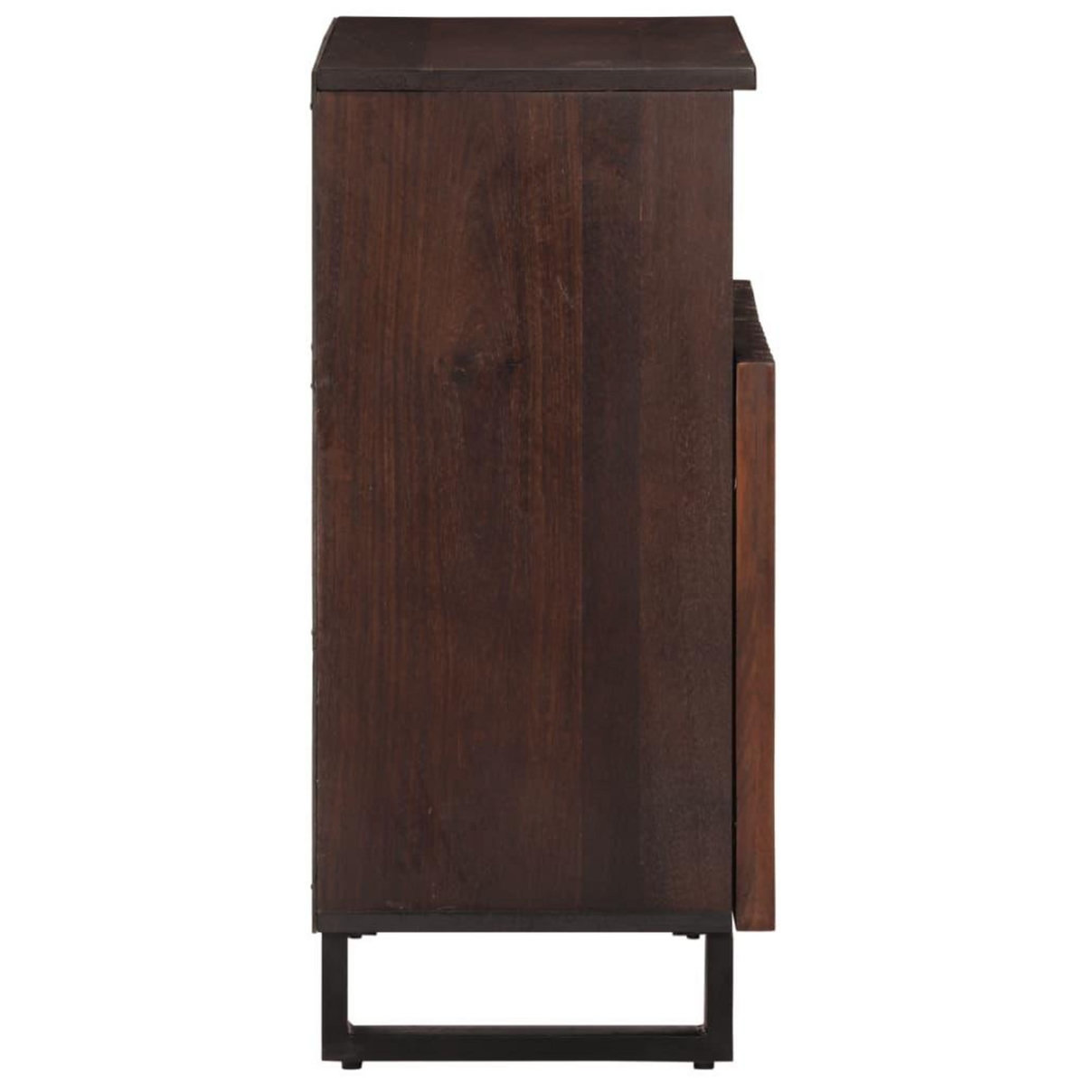 VIDAXL Buffet marron 60x34x75 cm bois massif de manguier
