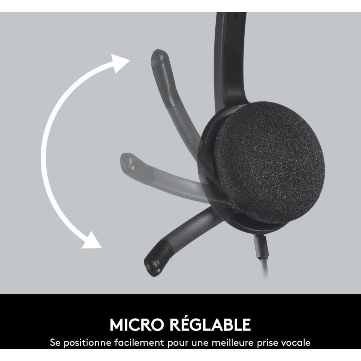 Logitech Micro-casque H340 USB Headset