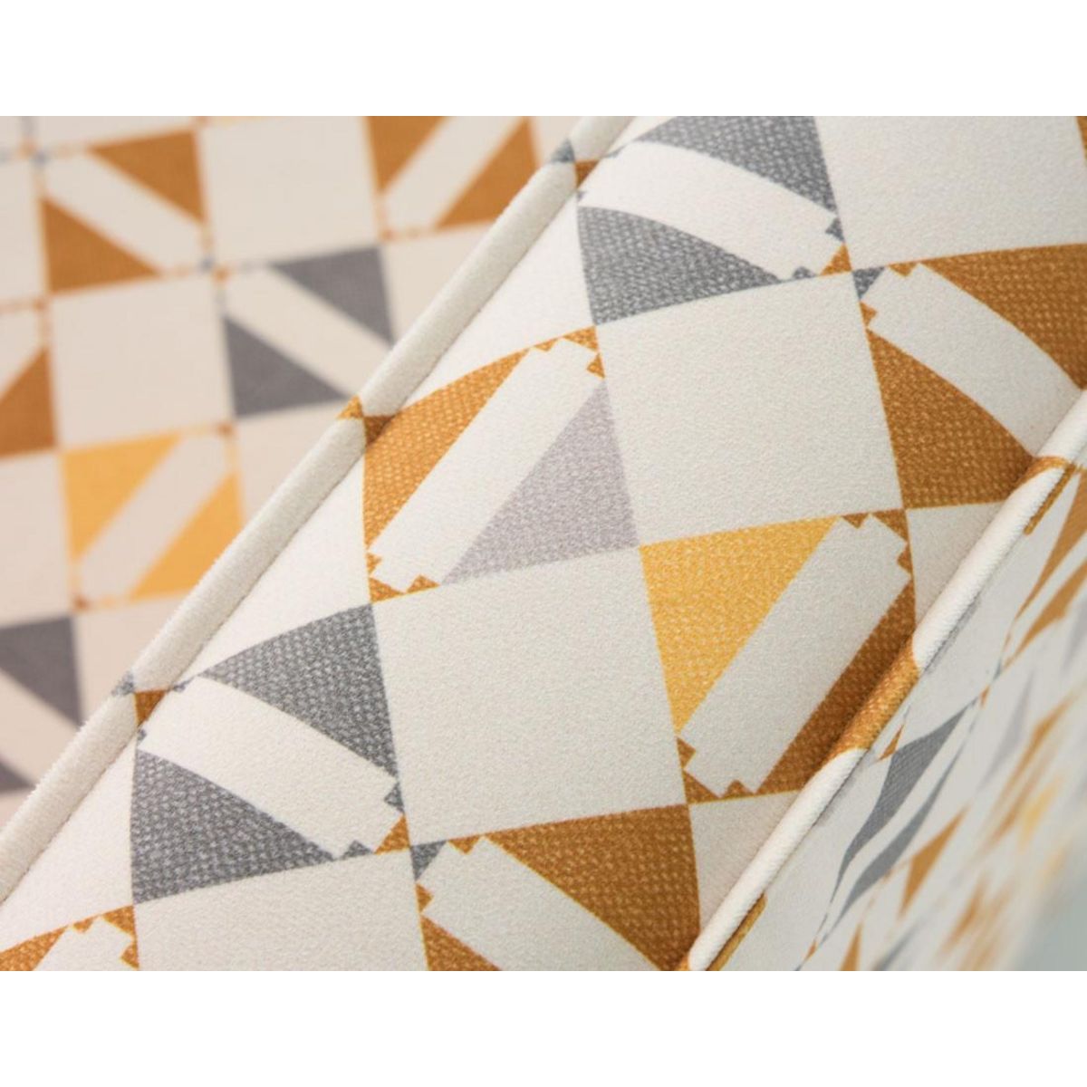 LISA DESIGN Charlie - fauteuil motif graphique en tissu