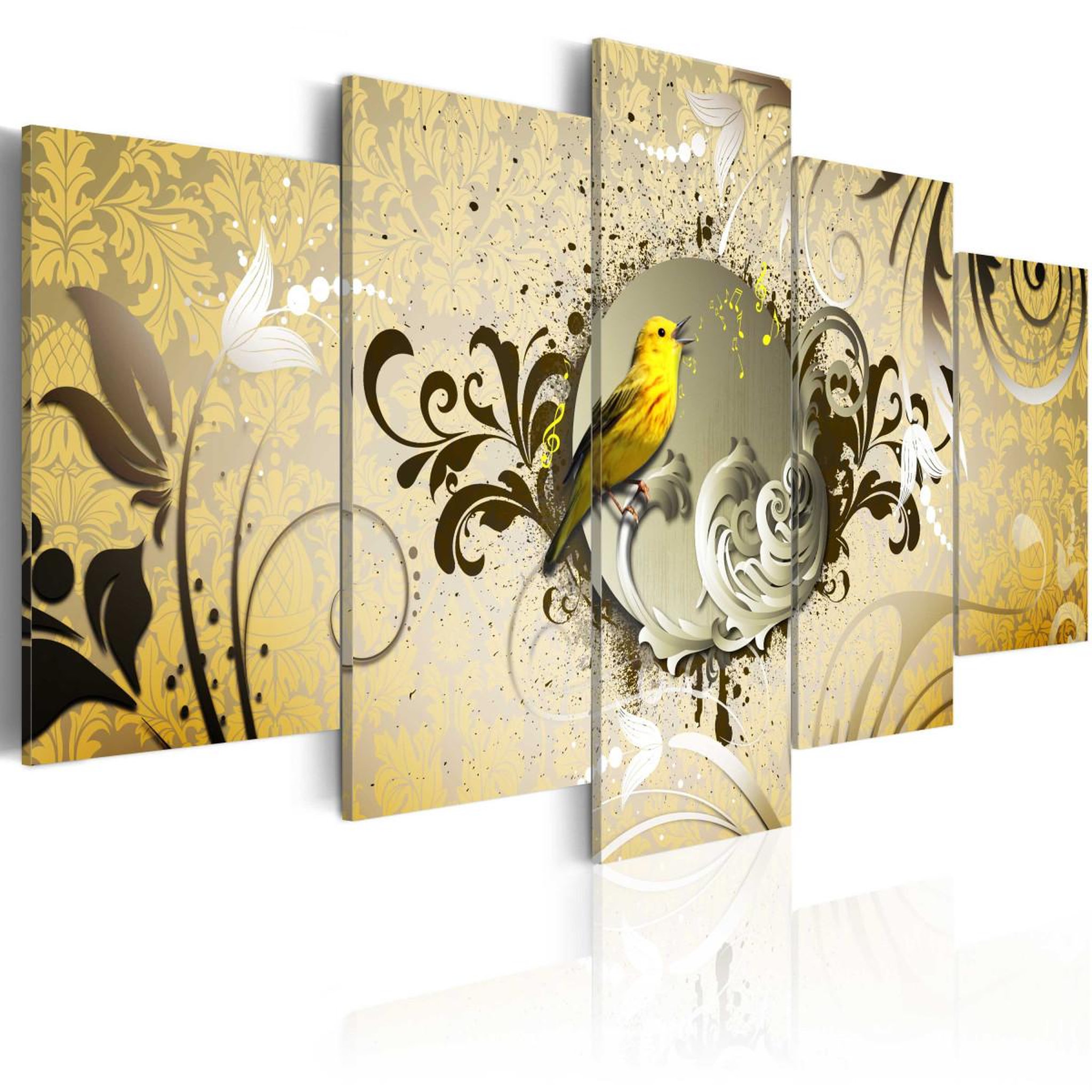 Voir la diapositive 1 : Paris Prix Tableau Imprimé  Yellow Bird Singing
