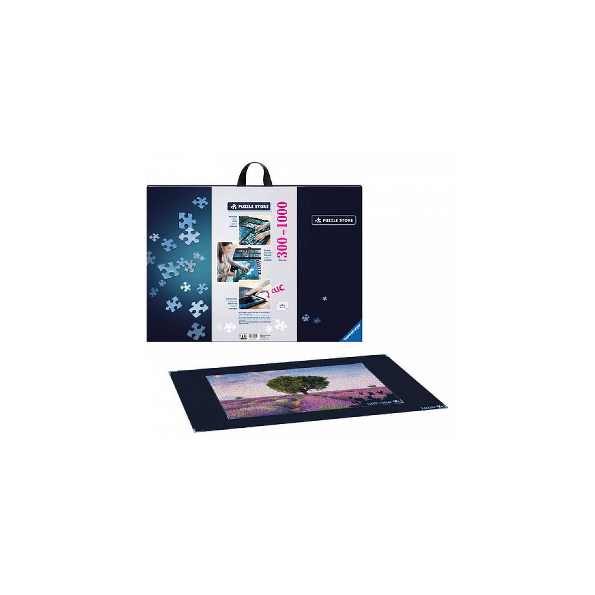 Voir la diapositive 3 : RAVENSBURGER Malette porte-puzzle 300 a 1000 pieces