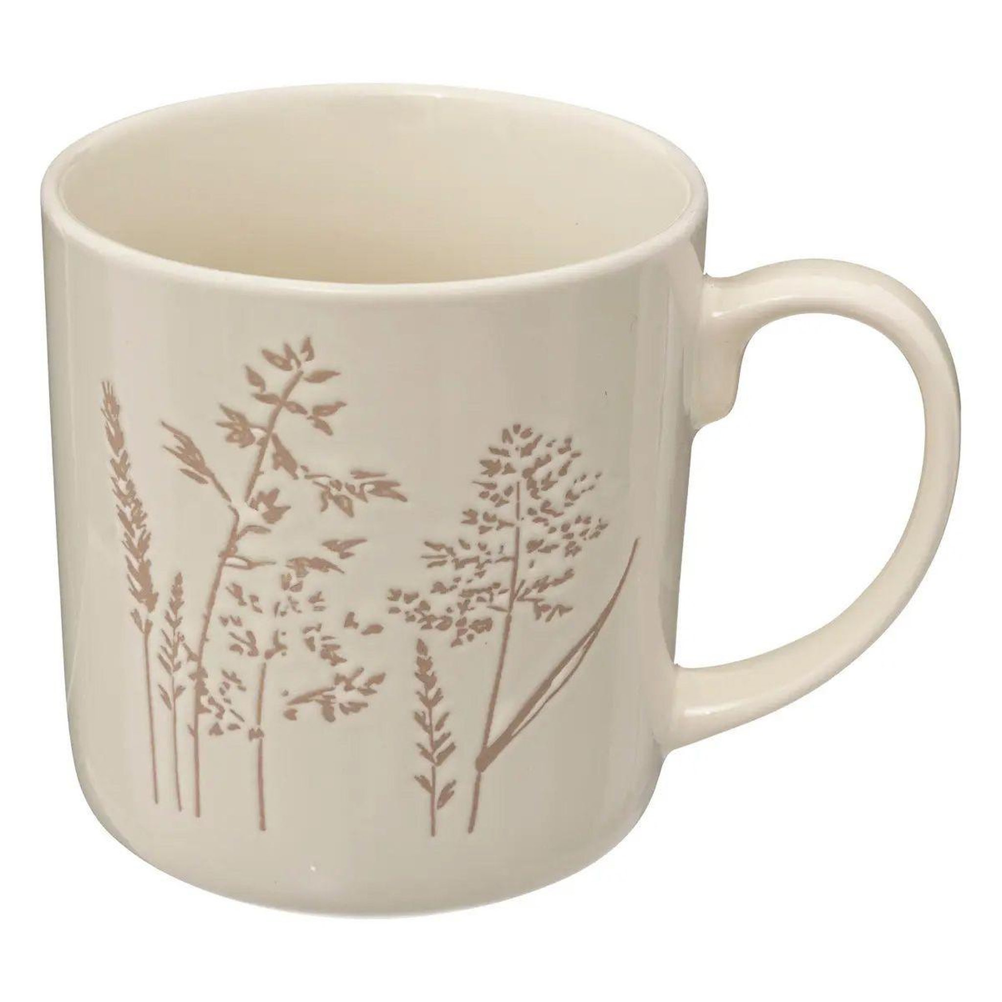 Voir la diapositive 2 : SECRET DE GOURMET Lot de 6 Mugs en Céramique  Elsa  50cl Blanc