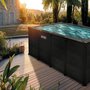 Voir la diapositive 3 : INTEX Piscine tubulaire Graphite rectangulaire 4,00 x 3,00 x 1,24 m - Intex