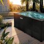 Voir la diapositive 3 : INTEX Piscine tubulaire Graphite rectangulaire 4,00 x 3,00 x 1,24 m - Intex