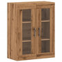 Voir la diapositive 2 : VIDAXL Buffet chene artisanal 69,5x34x90 cm bois d'ingenierie