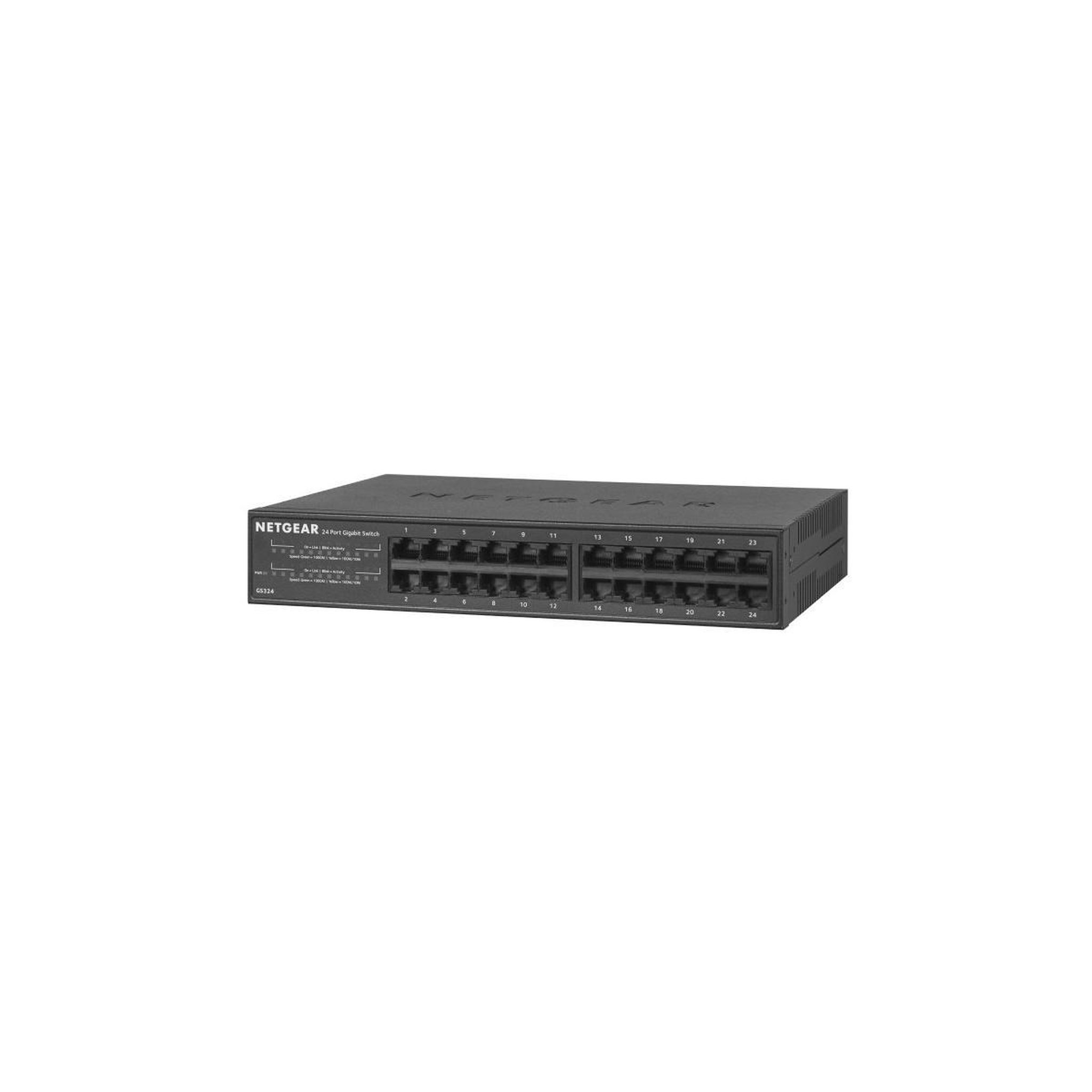Voir la diapositive 2 : Netgear Switch NETGEAR GS324 - Non géré - 24 ports Gigabit Ethernet
