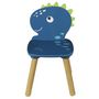 Voir la diapositive 4 : Paris Prix Table & 2 Chaises Enfant  Dino  55cm Bleu
