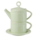 Paris Prix Théière & 1 Tasse Design  Vercer  22cm Vert