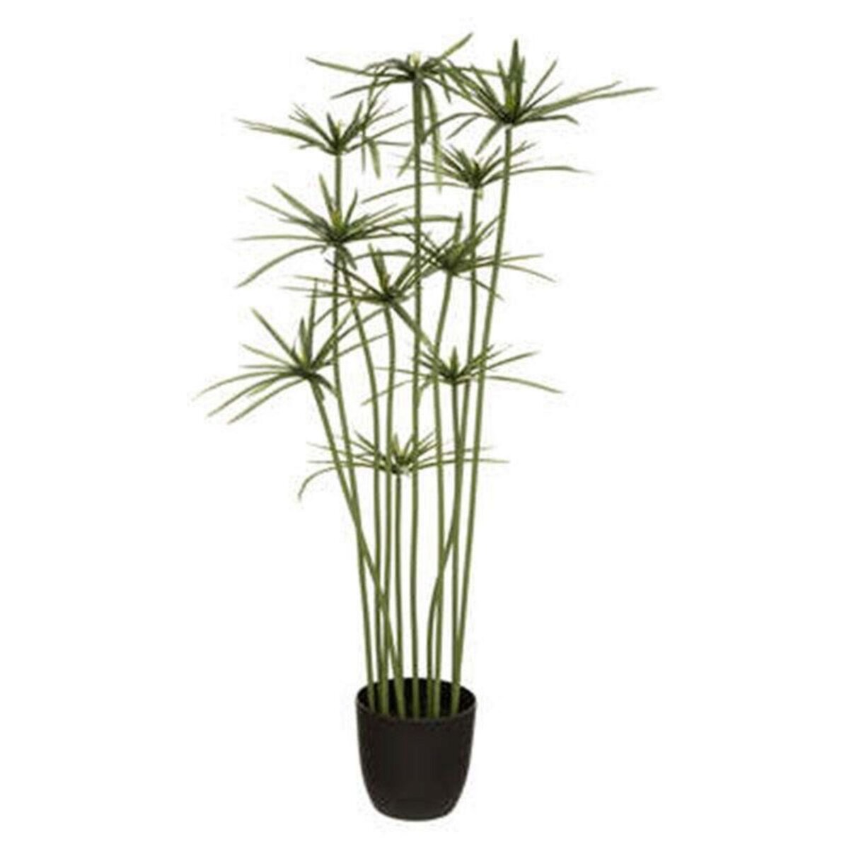  Plante Artificielle  Papyrus  115cm Vert & Noir