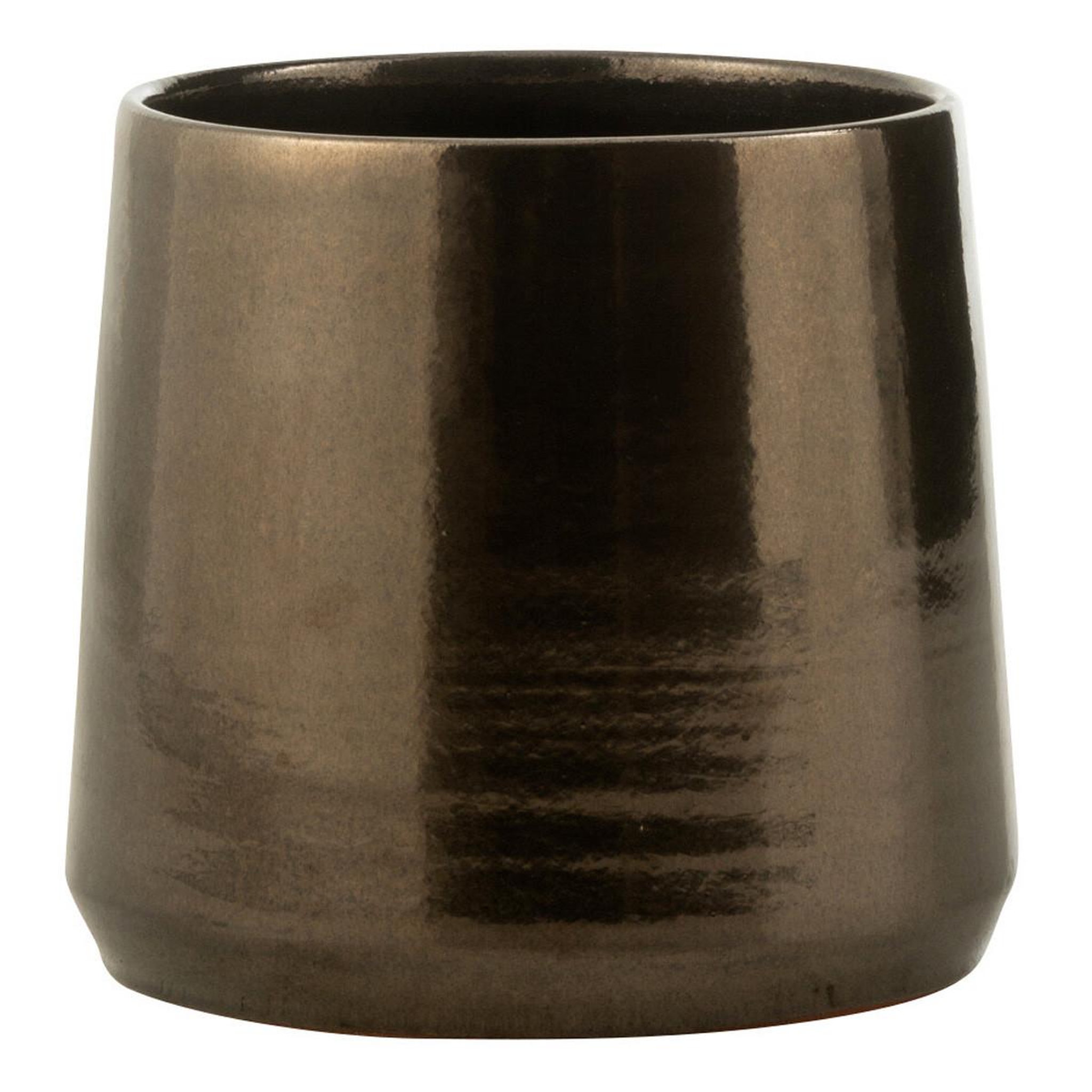 J-LINE Cache-Pot en Terre Cuite  Terra  24cm Or