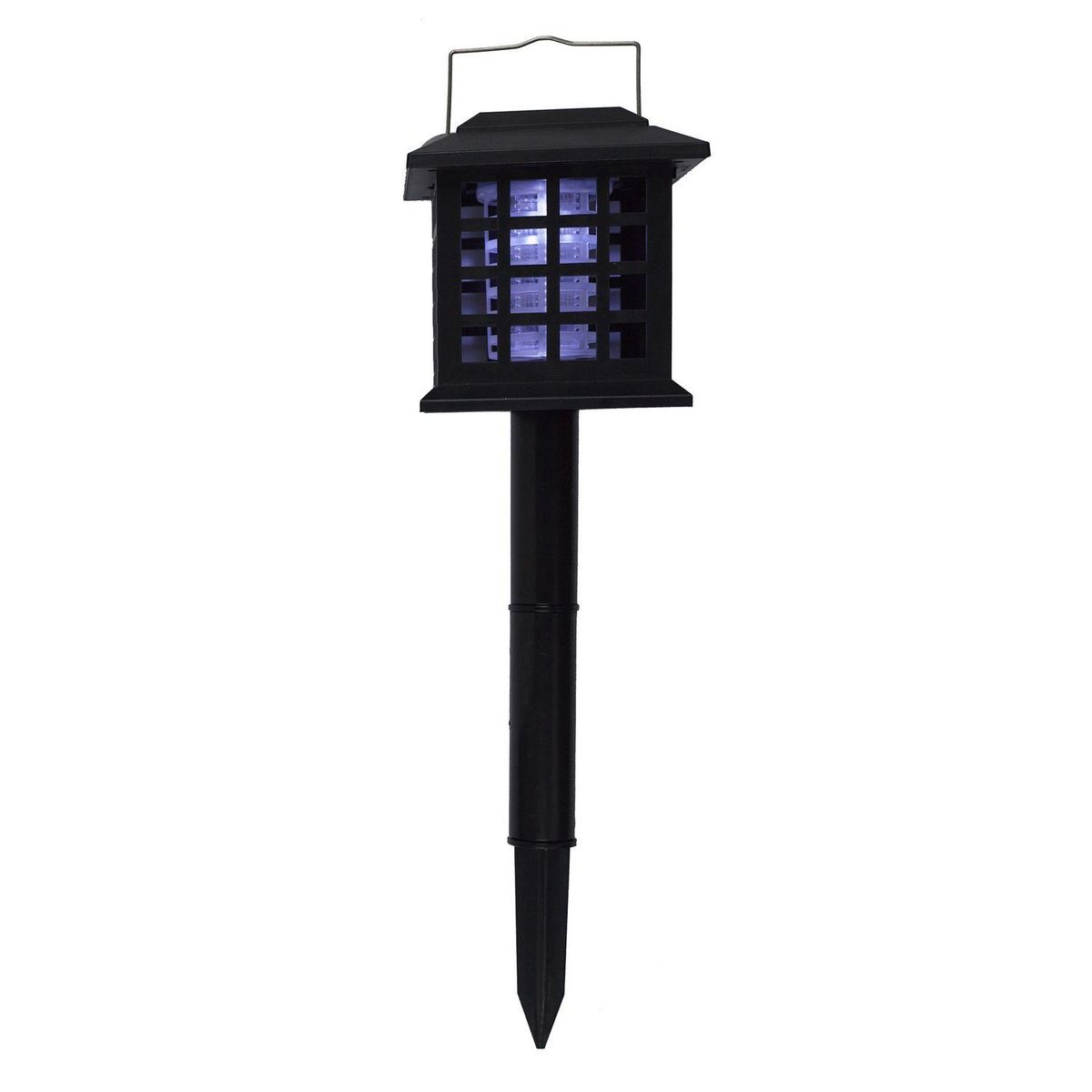 TOILINUX Lampe LED solaire à planter - Anti-moustique - Noir