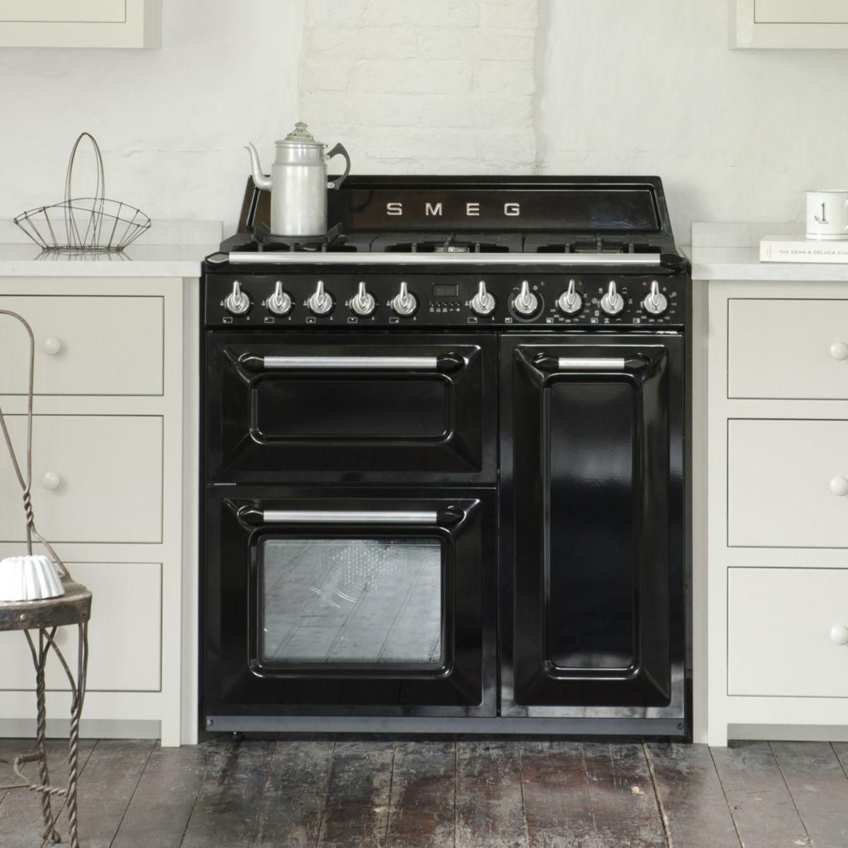 SMEG Piano de cuisson gaz TR93BL