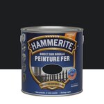 CENTRALE BRICO Peinture fer extérieur Direct sur rouille HAMMERITE noir brillant 2.5 l