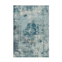 Voir la diapositive 1 : Paris Prix Tapis Rétro à Poils Courts  Vintage  Bleu Pétrole