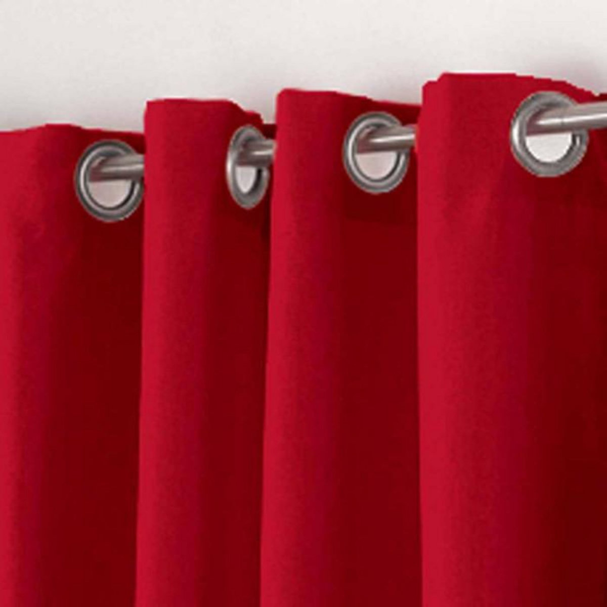Paris Prix Rideau à Oeillets  Essentiel  140x260cm Rouge