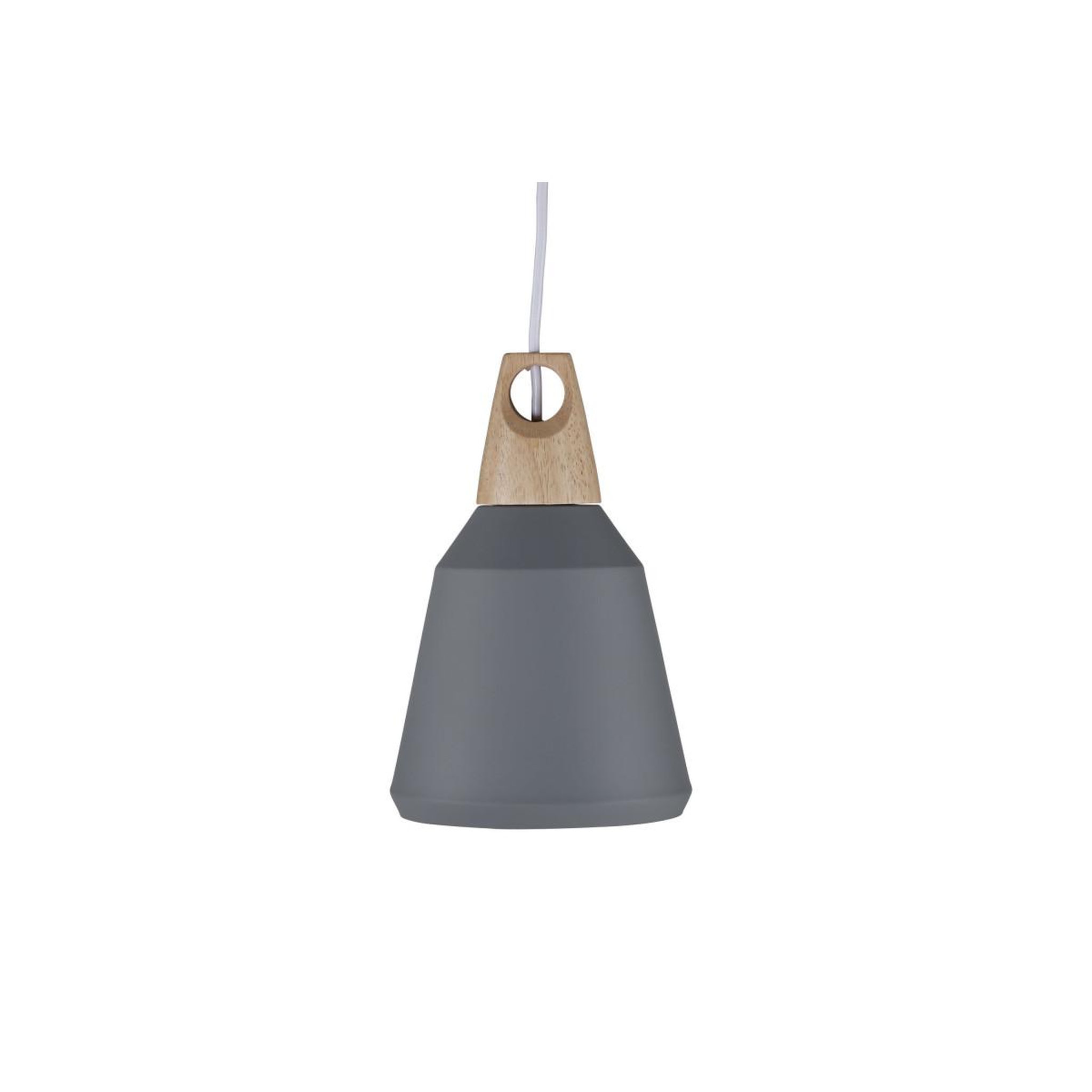 Voir la diapositive 2 : Paris Prix Lampe Suspension  Nao  24cm Gris Foncé