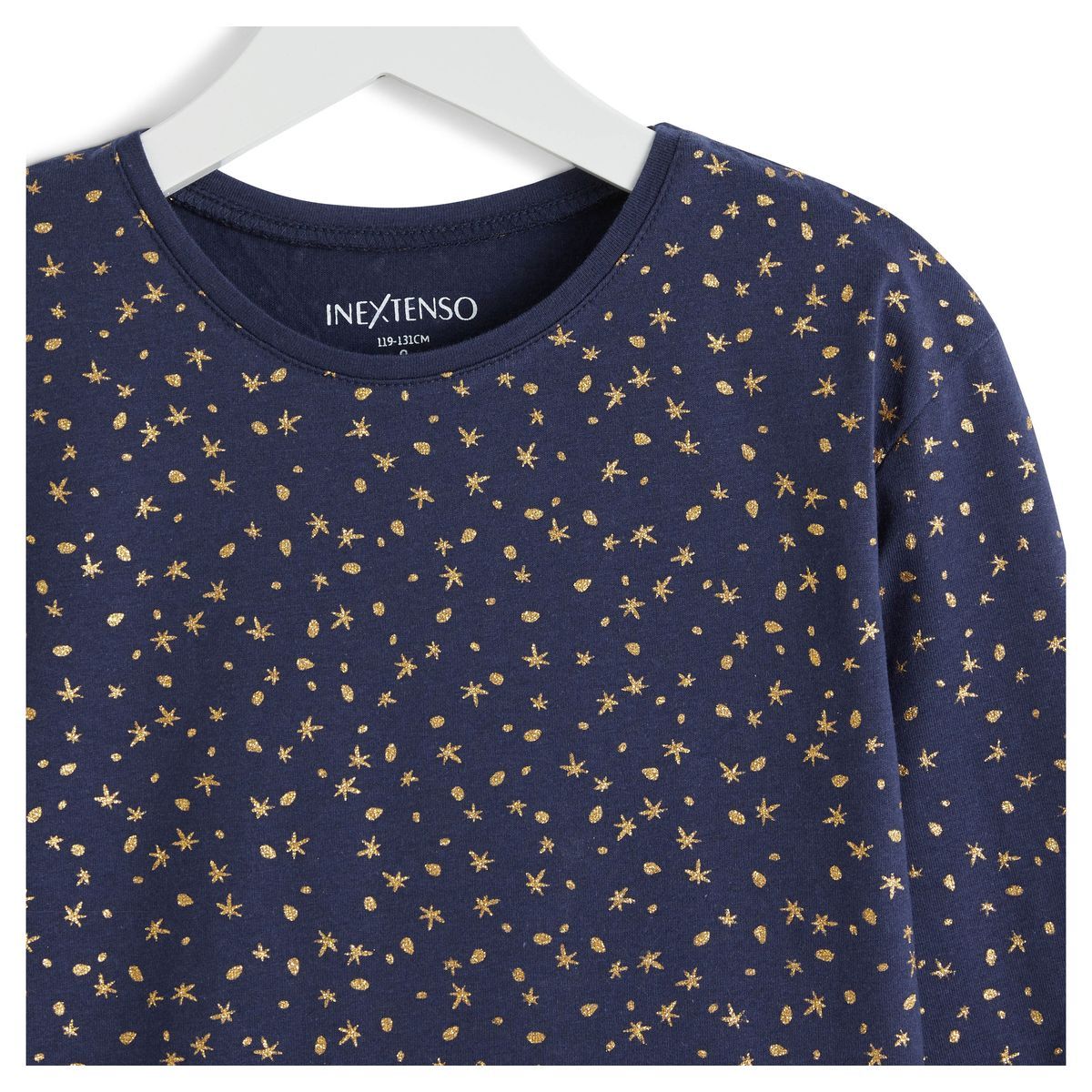 IN EXTENSO T-shirt manches longues à pois fille