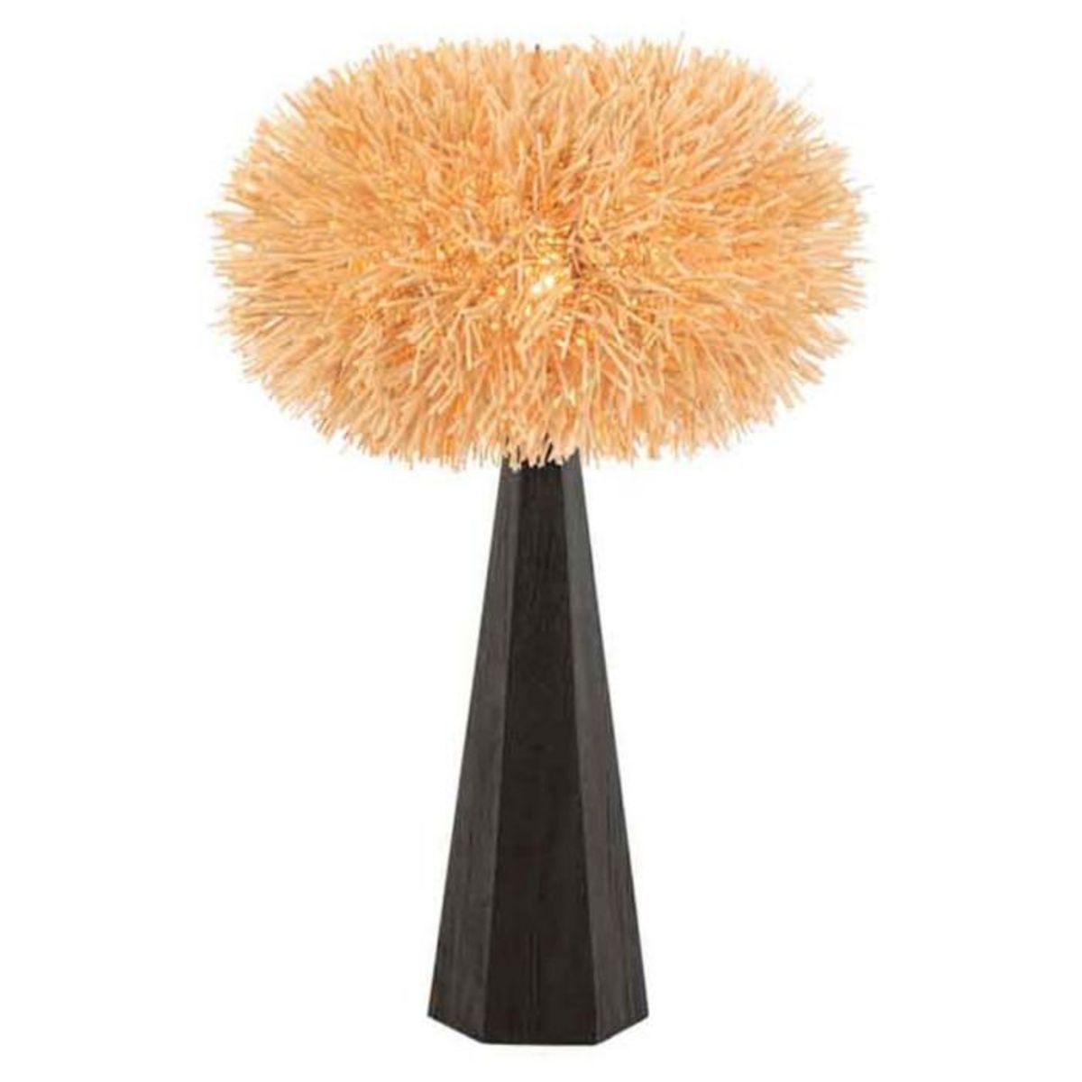 Paris Prix Lampe à Poser sur Pied  Octogonal  70cm Noir