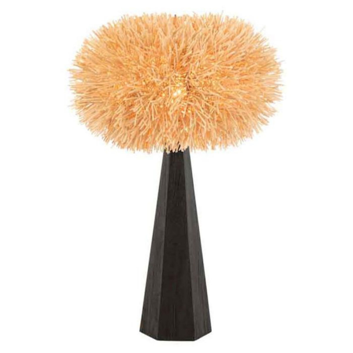 Paris Prix Lampe à Poser sur Pied  Octogonal  70cm Noir