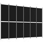 Voir la diapositive 2 : VIDAXL Cloison de separation 6 panneaux Noir 300x220 cm Tissu