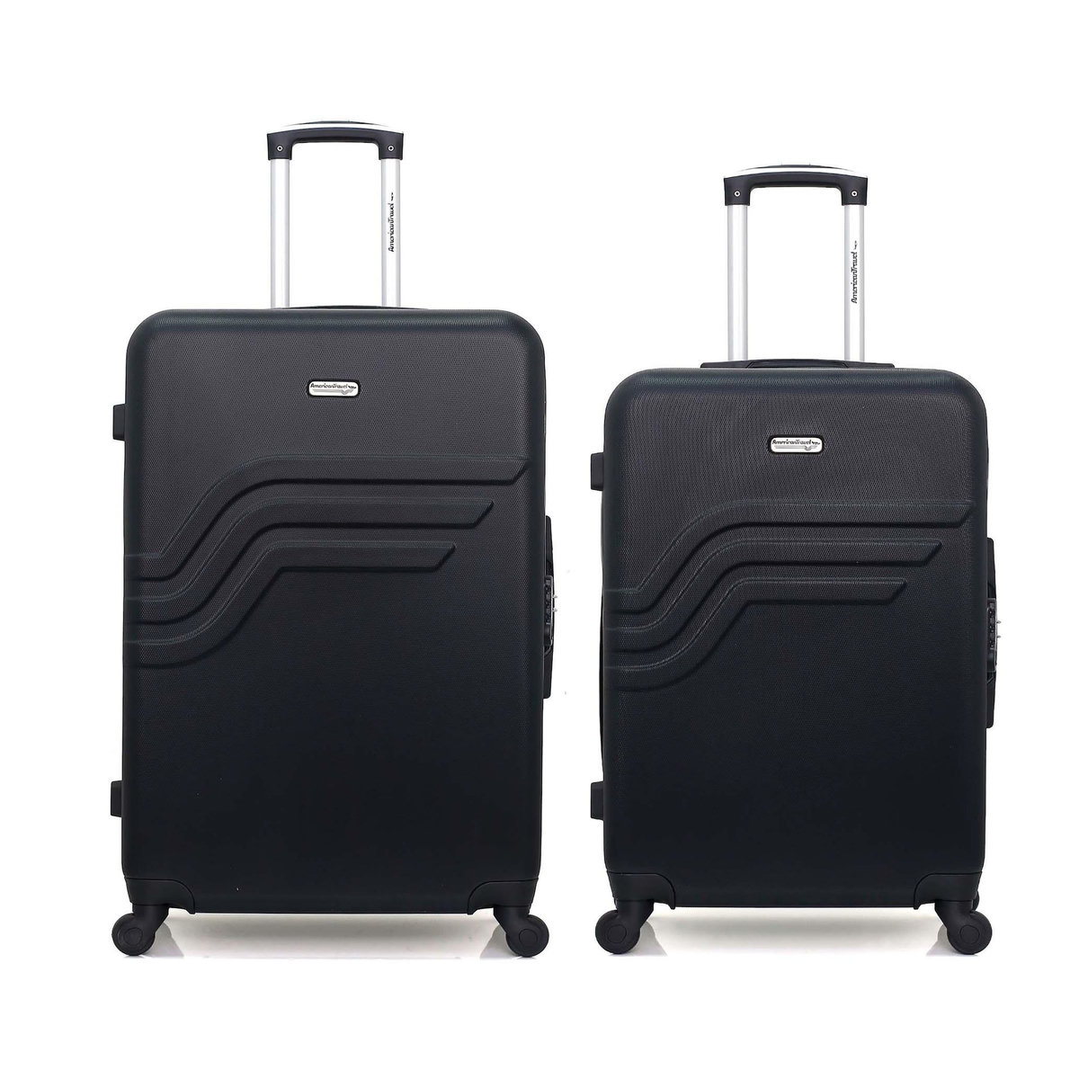 AMERICAN TRAVEL AMERICAN TRAVEL - Lot de 2 - Valise grand format et valise weekend QUEENS