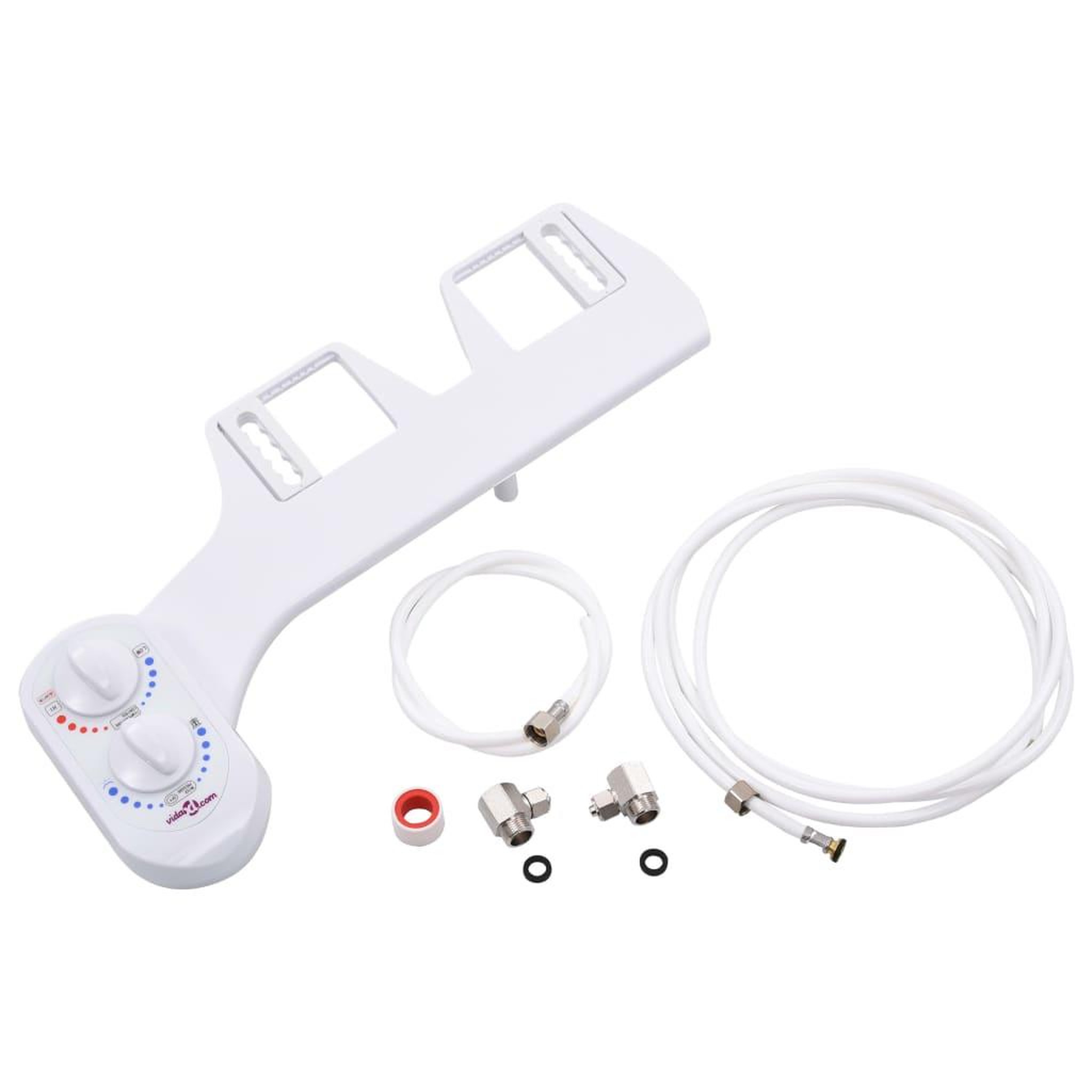 Voir la diapositive 2 : VIDAXL Accessoire siege toilette et eau chaude et froide buse unique