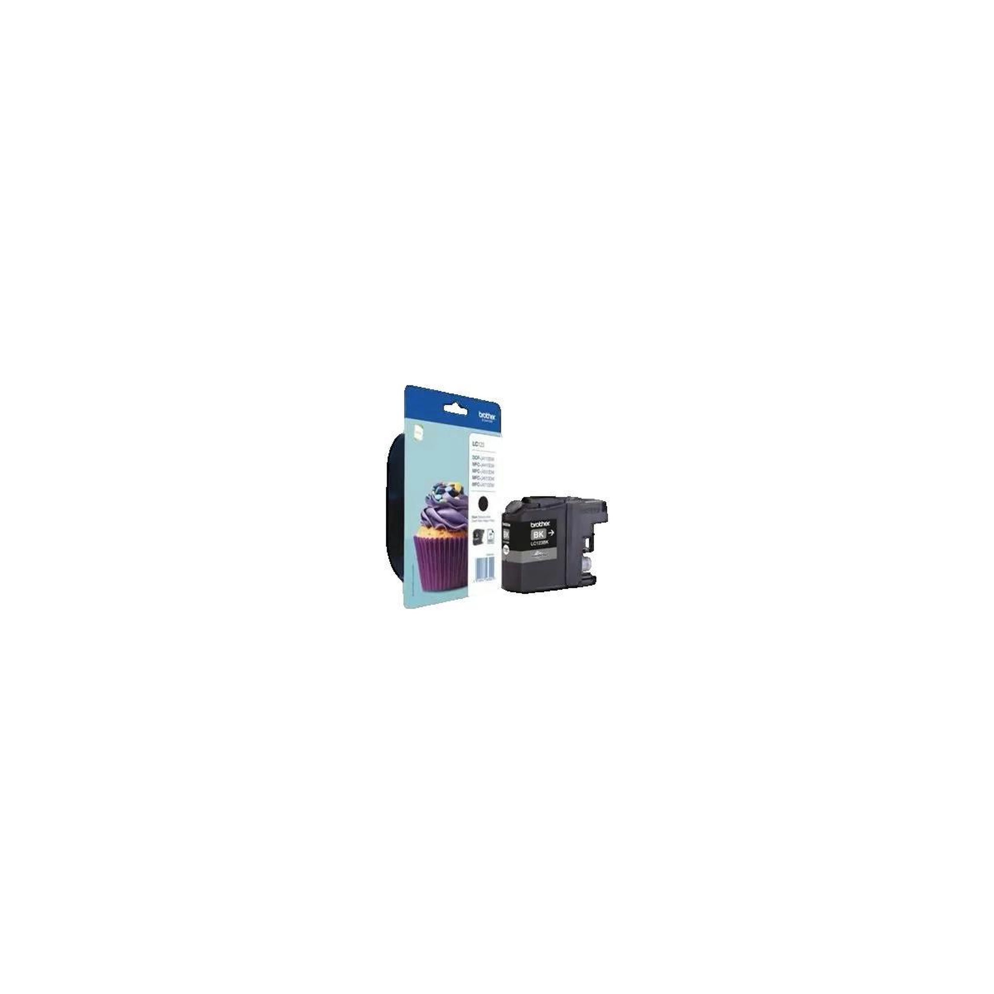 Brother Cartouche d'encre Brother LC123BK - Pack de 2 - Haute capacité - Noir - Original